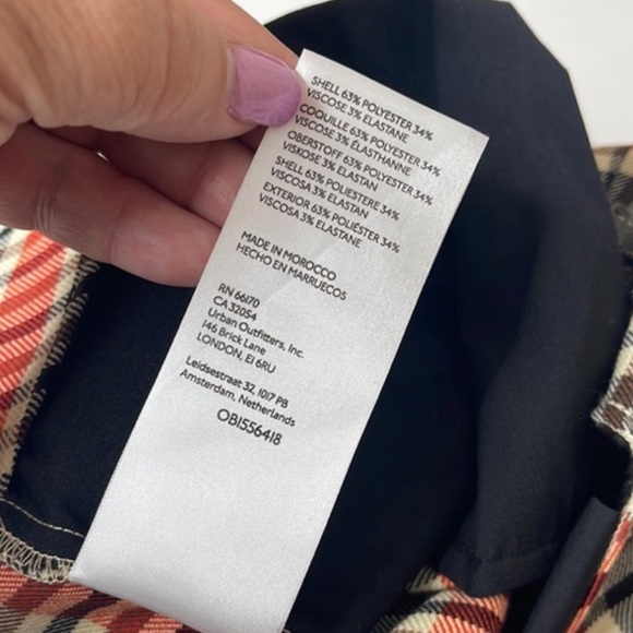 Free People "Mayfair" plaid shorts - Picture 4 of 4